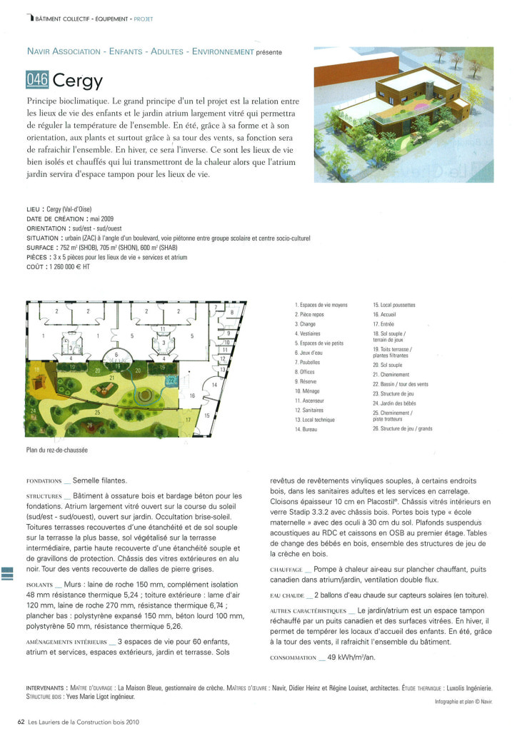 Cliquer sur le texte pour agrandir Publication projet Cergy lauriers bois